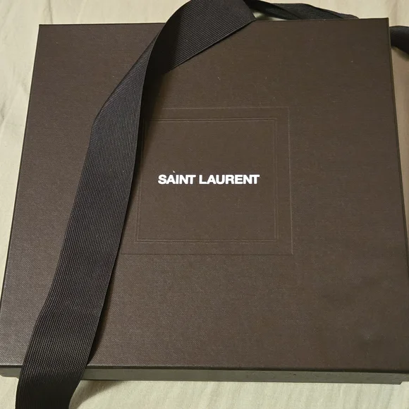 Saint Laurent Black Quilted Leather Clutch - Picture 12 of 16